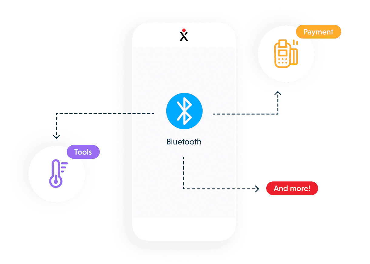 Bluetooth sensor connections