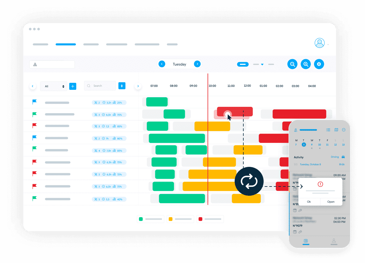 Synchronise schedules