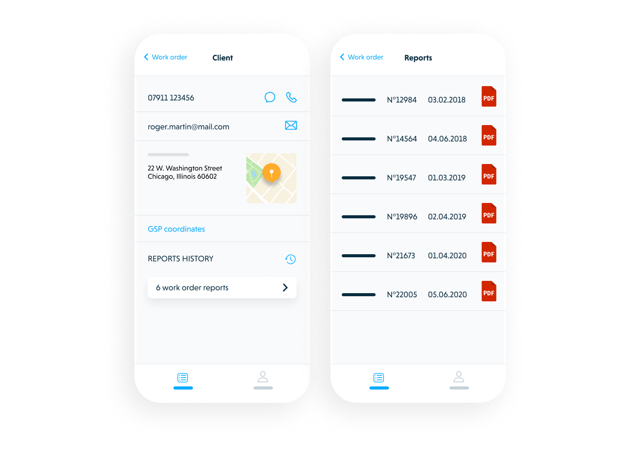 View work order history