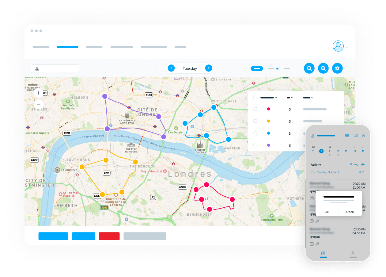 Optimise scheduling with mapping